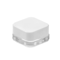 Two 5ml child-safe anti-theft glass jars with transparent packaging.