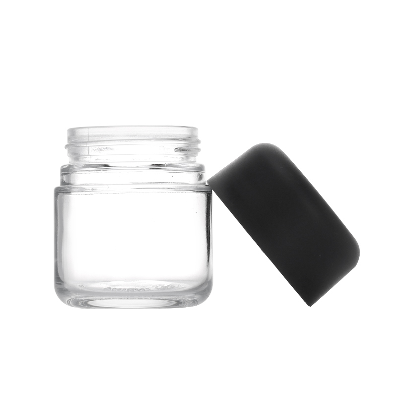 3 Ounce Transparent Glass Jar 
for Childproof Anti-Theft Packaging