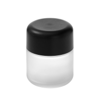 3 Ounce Frosted Glass Jar 
for Childproof 
Anti-Theft Packaging