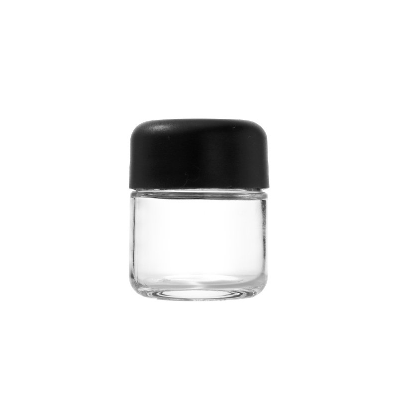 3 Ounce Transparent Glass Jar 
for Childproof Anti-Theft Packaging