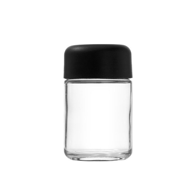 5 Ounce Transparent Glass Jar 
for Childproof Anti-Theft Packaging
