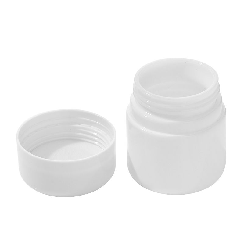 3 Ounce White Glass Jar 
for Childproof 
Anti-Theft Packaging