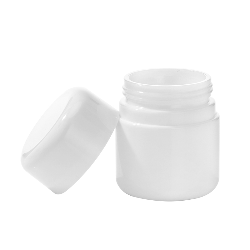 3 Ounce White Glass Jar 
for Childproof 
Anti-Theft Packaging