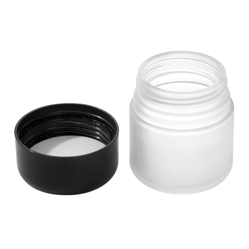3 Ounce Frosted Glass Jar 
for Childproof 
Anti-Theft Packaging