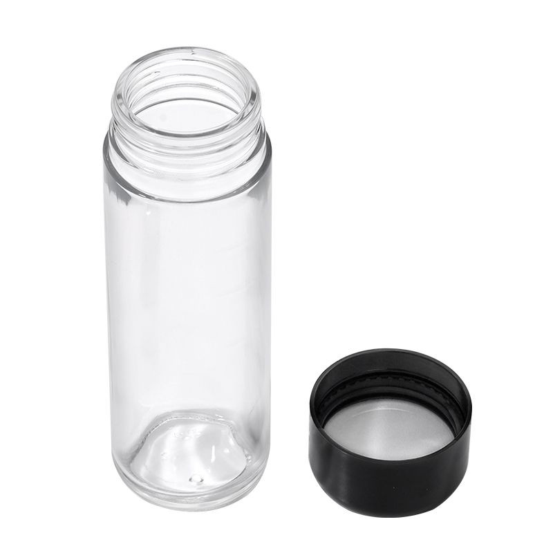 8 Ounce Transparent Glass Jar for Childproof Anti-Theft Packaging
