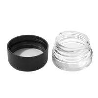 1 Ounce Transparent Glass Jar 
for Childproof Anti-Theft Packaging